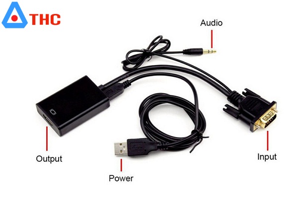 Thiết bị chuyển đổi VGA sang HDMI giá rẻ